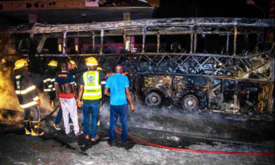 bus that got burnt in ikorodu lagos