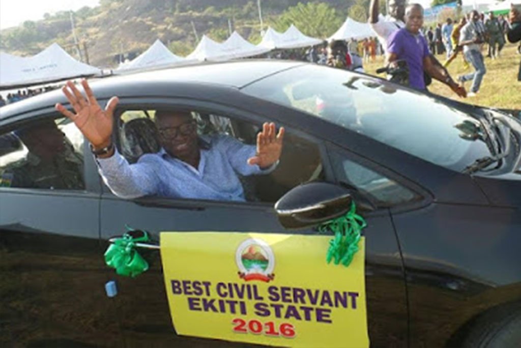 fayose presents brand new Kia Cerato