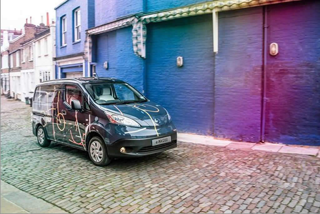 nissan electric mobile office