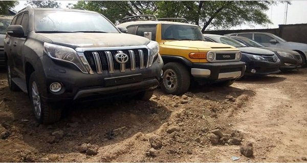 Vehicles Recovered By EFCC