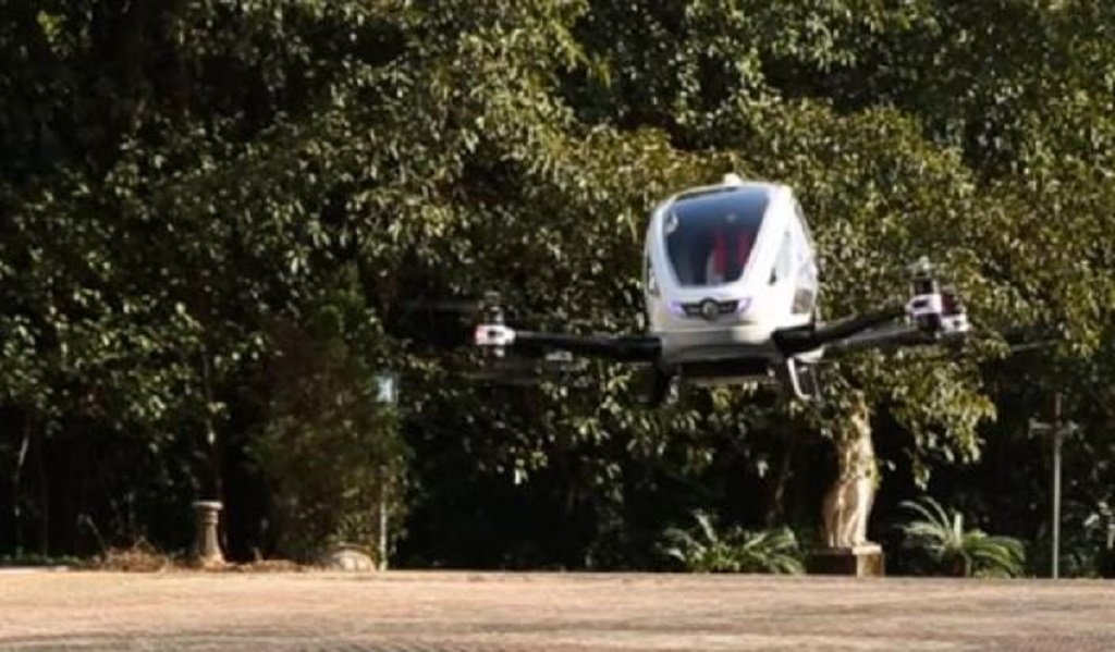 flying drone taxi