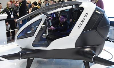 flying drone taxi