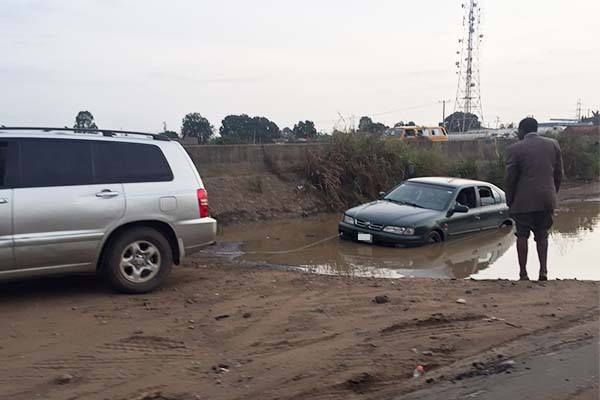 car-in-water