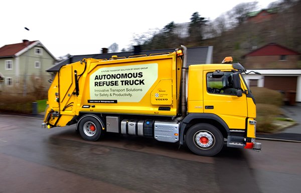 Volvo Unveils Autonomous Garbage Truck