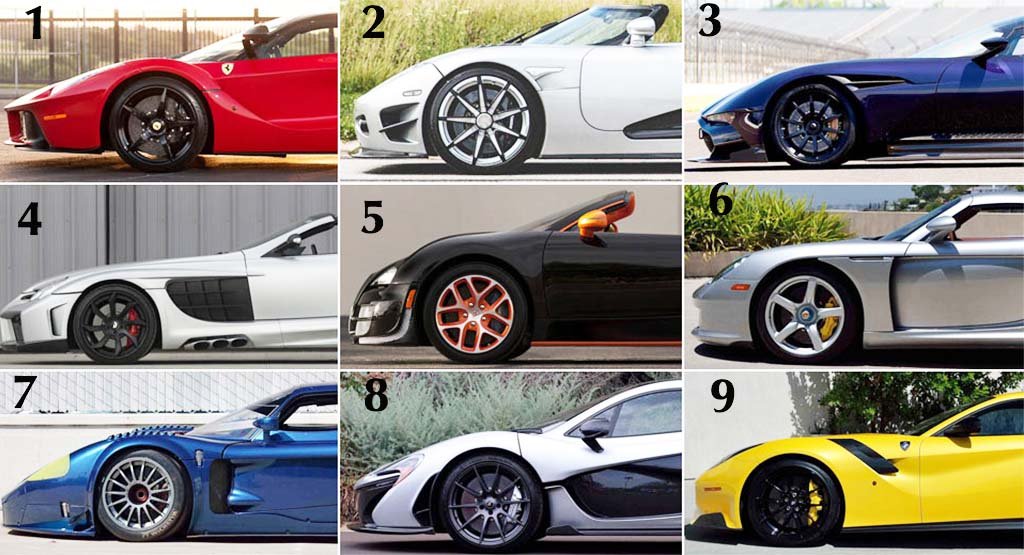 Free Airtime! For You If You Can Name All These Sport Cars (Photo