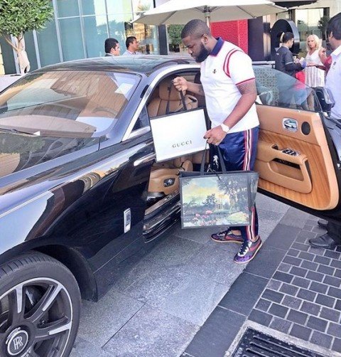 hushpuppi and his car