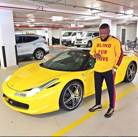 hushpuppi and his car