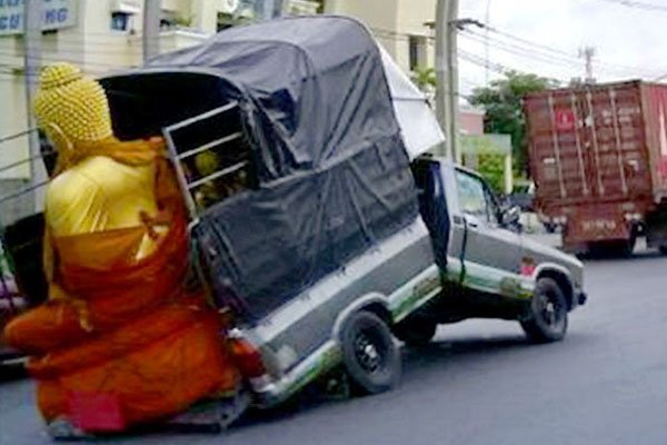 overloaded truck