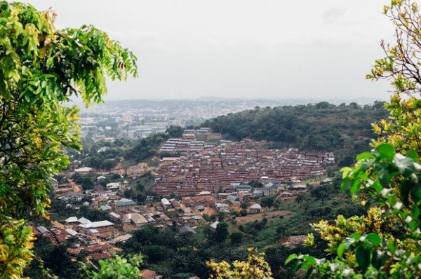 milliken hill enugu nigeria aerial view