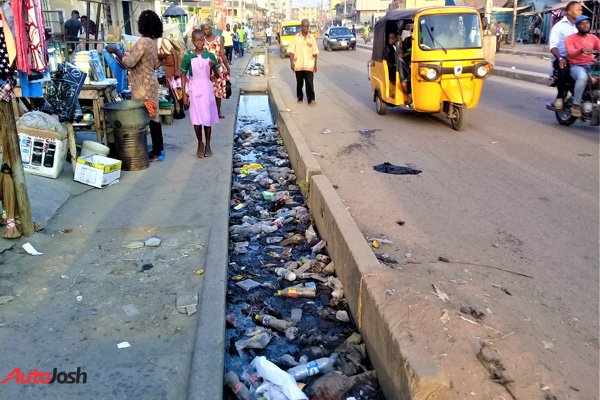 Open And Dirty Drainage in Lagos