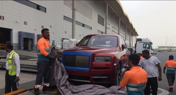 rolls royce cullinan delivered to a sheikh