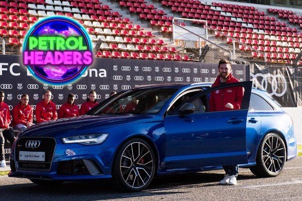 messi and his Audi rs6