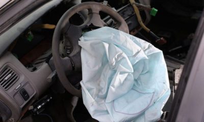 airbag shot out in a car