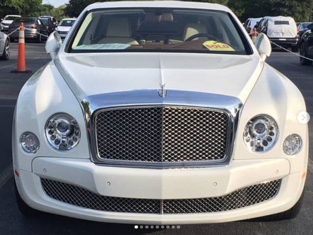 linda ikeji bentley mulsanne 2