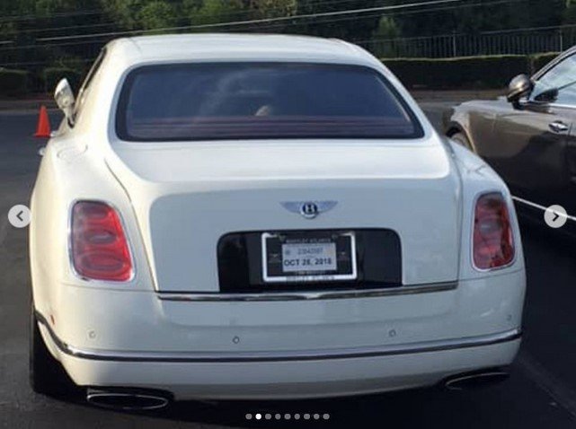 linda ikeji bentley mulsanne 2