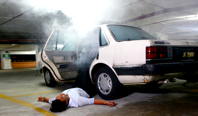 signs of carbon monoxide poisoning from vehicles