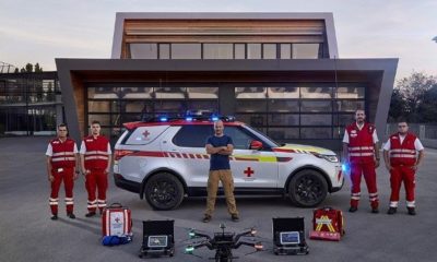 land rover discovery vehicle for redcross