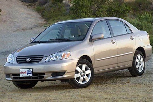 2003 corolla cheap car