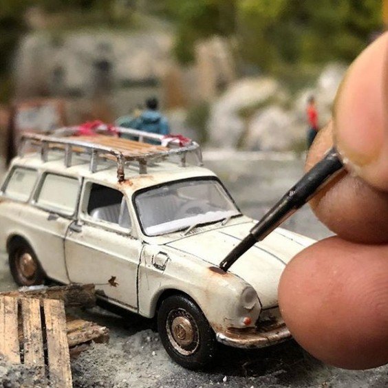 eddie putera miniature art cars