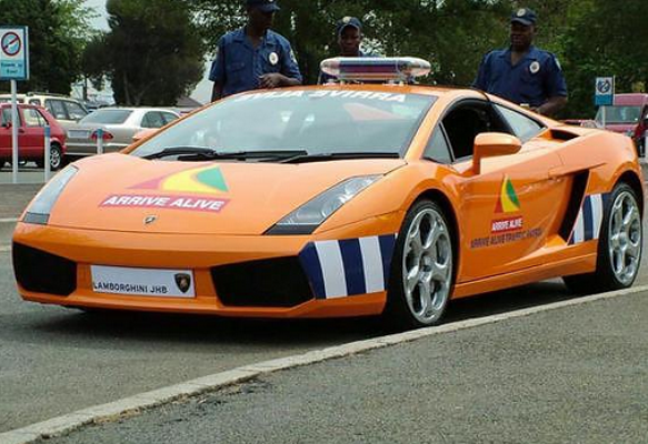 south africa police car