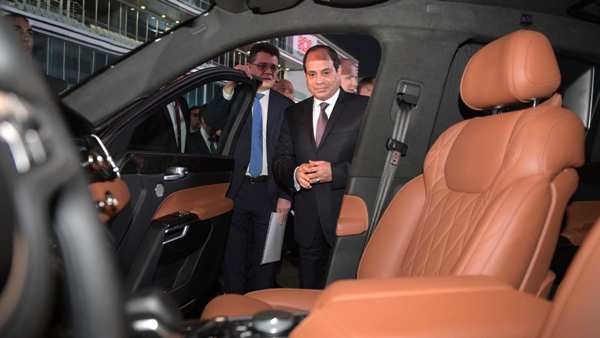 vladmir gives egyptian president ride