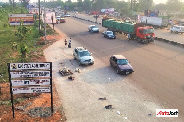 benin pedestrian bridge