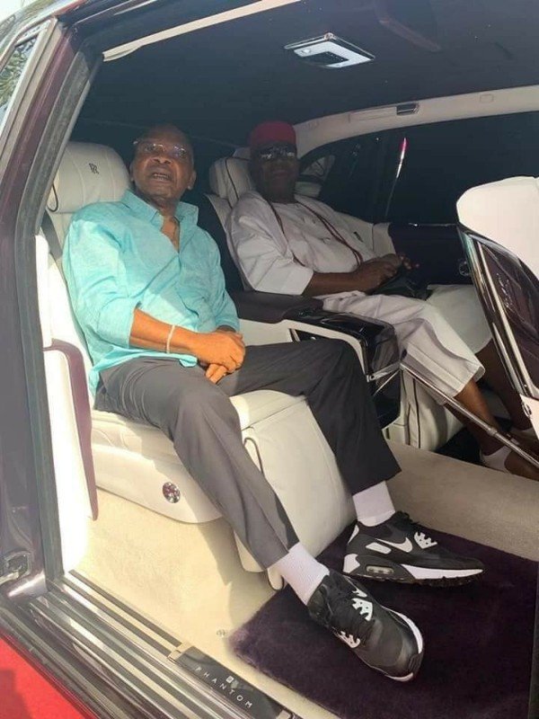 Watch As Billionaire Arthur Eze Ditch His Rolls-Royces For A Heavily Guarded Bicycle Ride - autojosh 