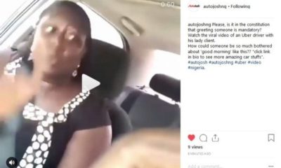 uber driver lady video