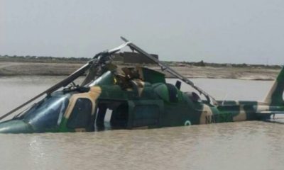 Nigerian Airforce helicopter crashed