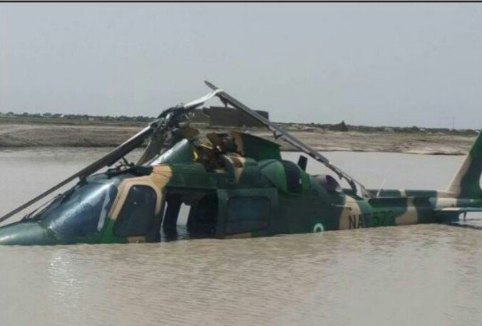 Nigerian Airforce helicopter crashed
