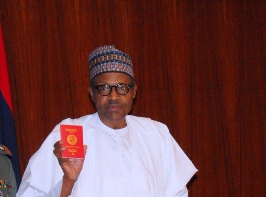 president buhari international passport