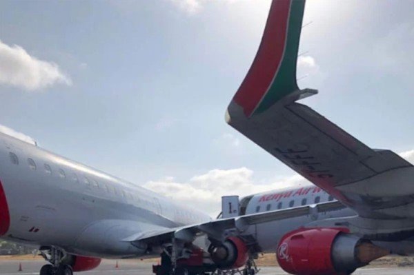 kenyan airline plane collide
