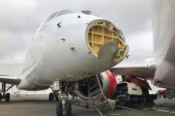 kenyan airline plane collide