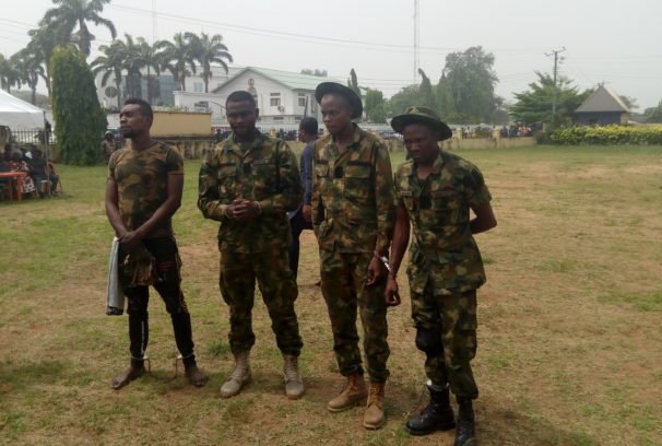 fake army officers arrested in imo state