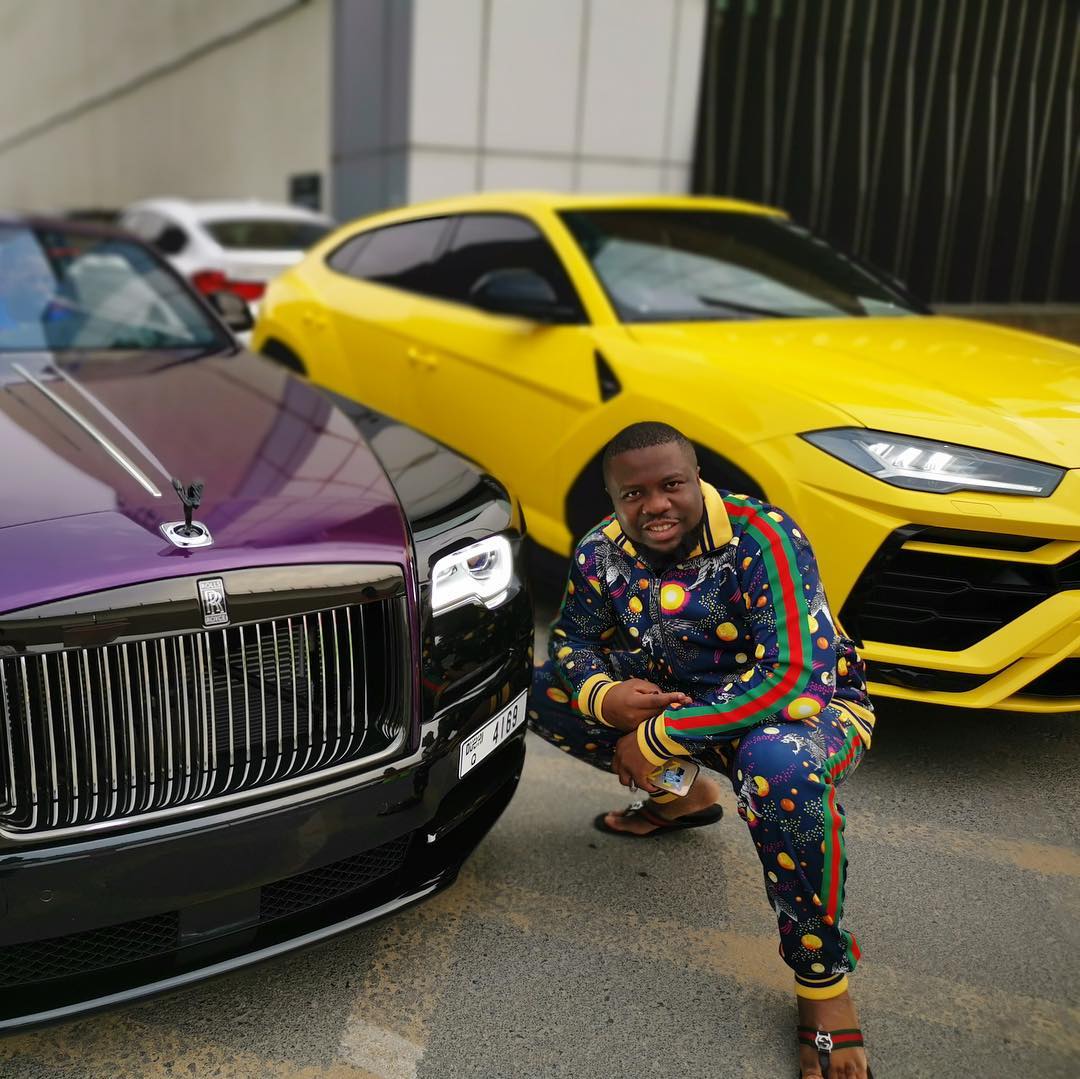 Hushpuppi Poses With A Rolls Royce Wraith And Lamborghini Urus (PHOTOS) - AUTOJOSH