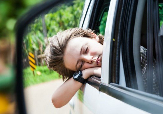 car motion sickness prevention