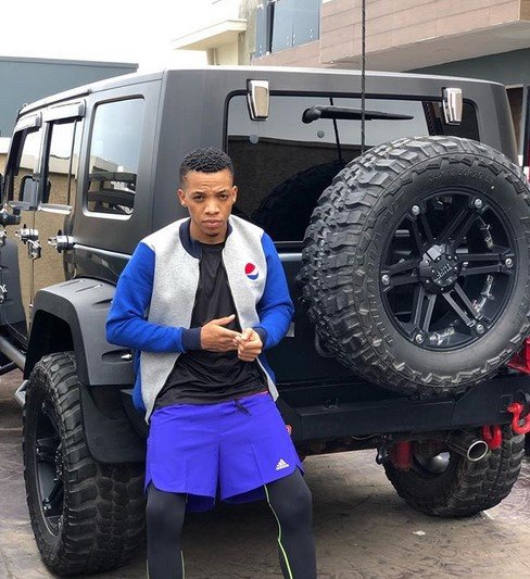 Tekno Poses With His Rugged Jeep Wrangler SUV (Photo) - AUTOJOSH