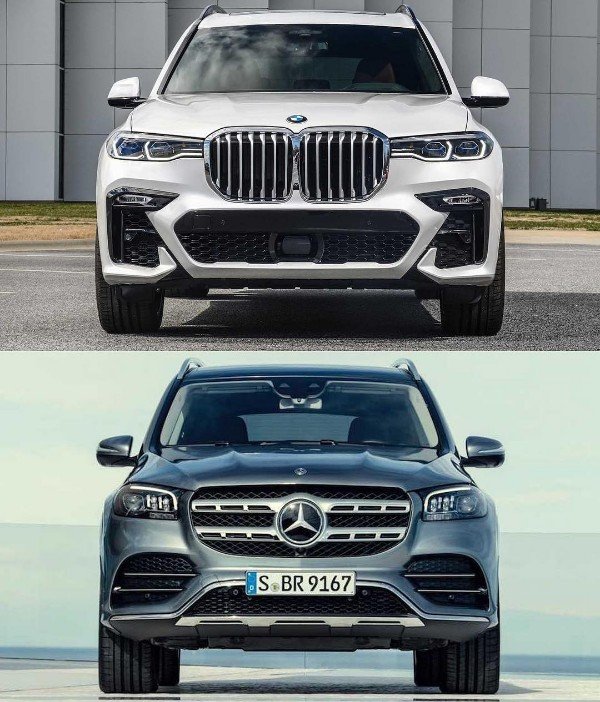 Photo Comparison 2020 Mercedes GLS Vs 2019 BMW X7, Which Side Are You