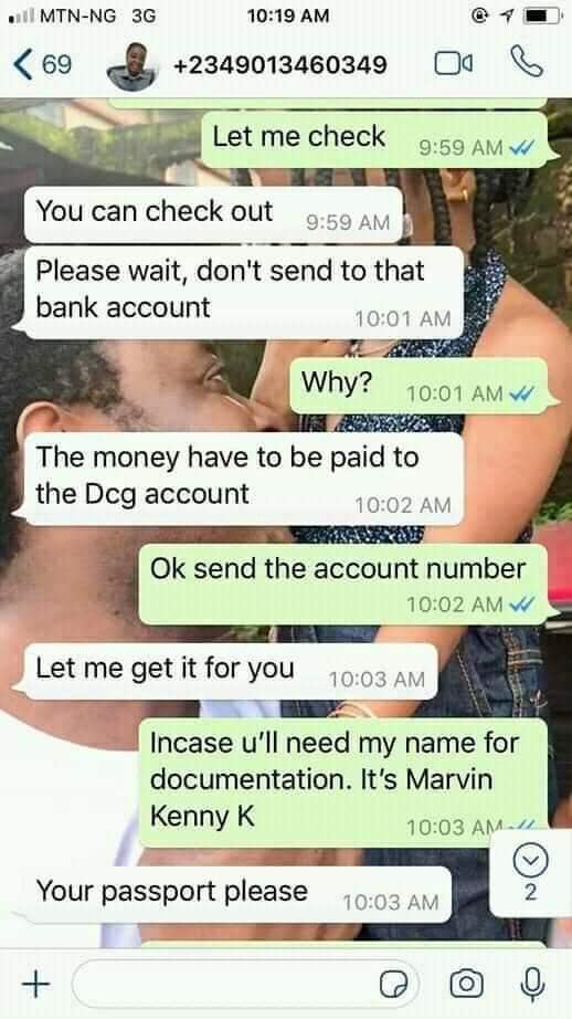 nigerian customs scammers