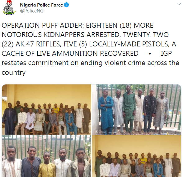 nigerian police arrest kidnappers