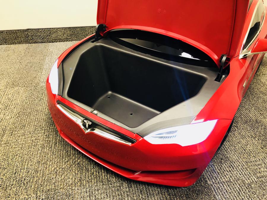 kids tesla model s trunk