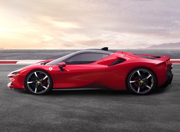 Ferrari SF90 Stradale side view