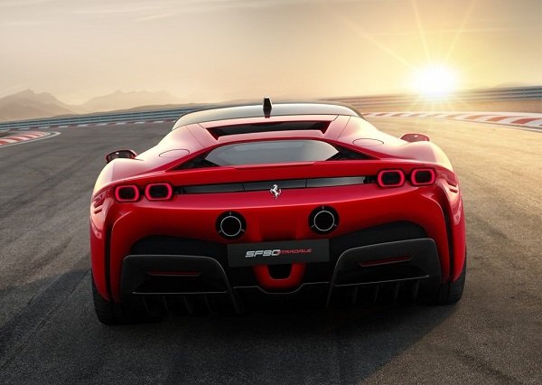 Ferrari SF90 Stradale rear view