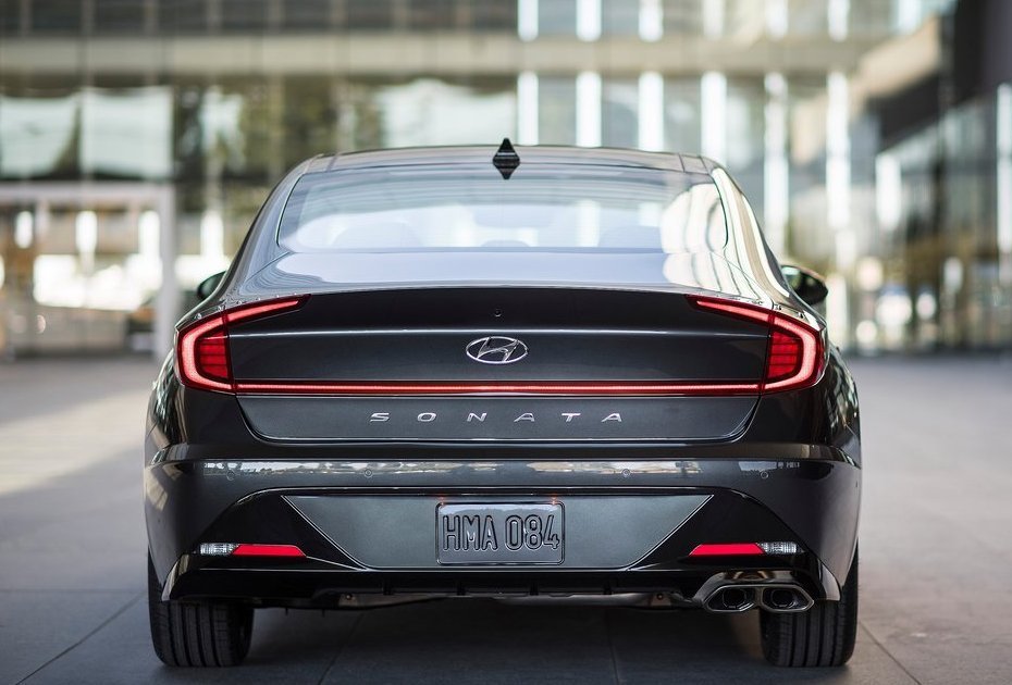 2020 hyundai sonata rear