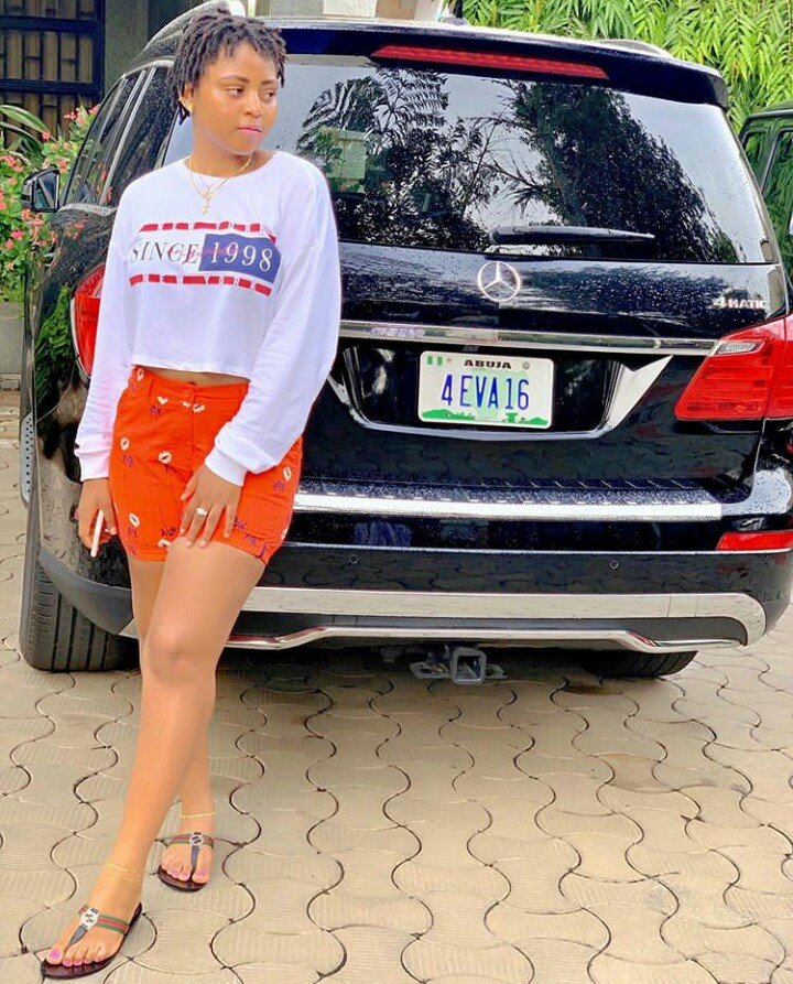 regina daniels plate number