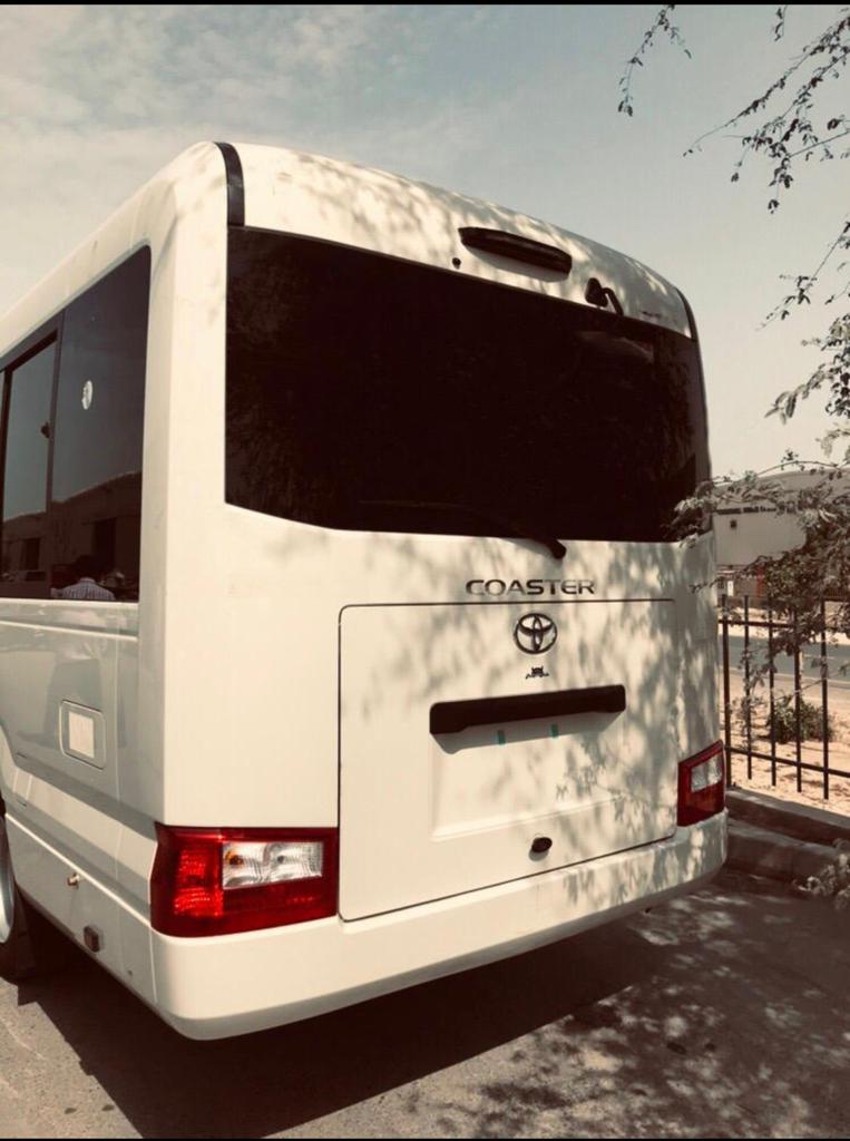 bulletproof toyota coaster bus