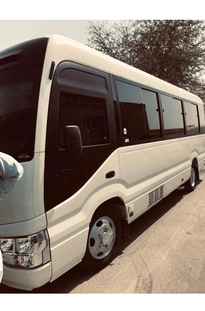 bulletproof toyota coaster bus