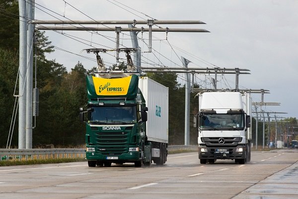 germany electric highway truck