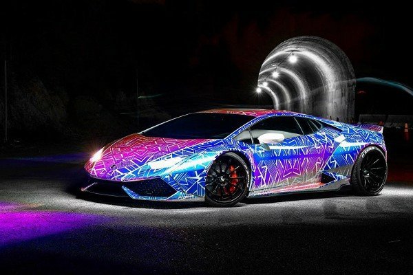 Chris Brown's Glowing And Color-Changing Lamborghini Huracan Is One Of A  Kind Hyper Beast - AUTOJOSH