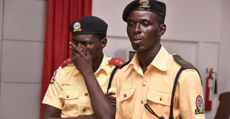 lastma officers paraded for exrortion
